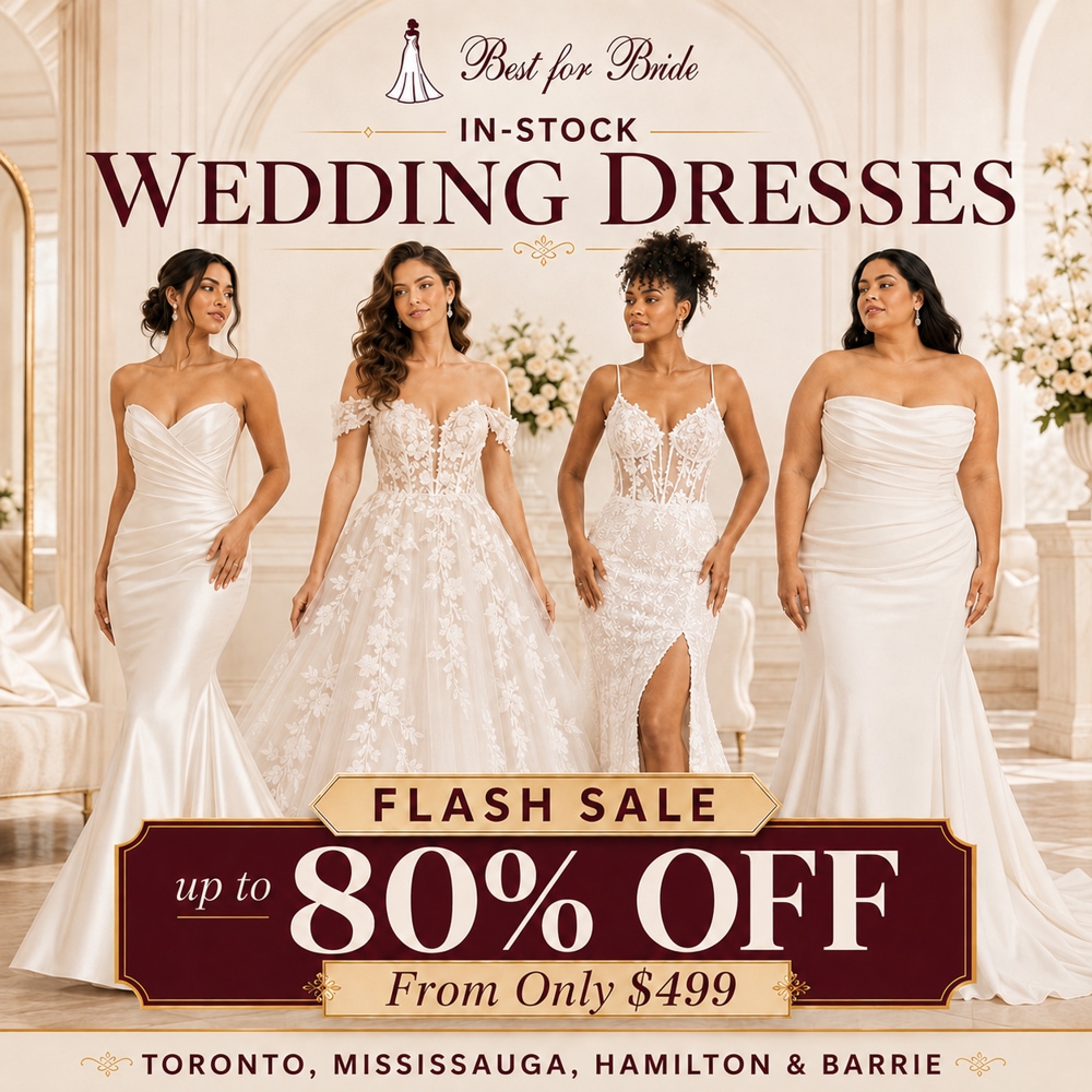 Wedding dress flash sale at Best for Bride