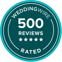 weddingwire rated 500 reviews