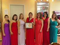 Francesca, Domonique, Samantha, Alessia, Giordana, Ally, Olivia and Isabella