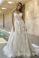 Bridal Dress: Beloved by Casablanca Bridal Collection: BL492 - Garnet 