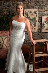 Bridal Dress: CALLISTA SPRING 2013 BRIDAL Collection: 4191 - Lace - For Brides With Curves 