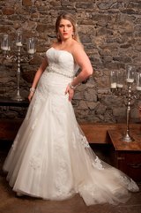 Bridal Dress: CALLISTA FALL 2013 BRIDAL Collection: 4205 - For Brides With Curves 