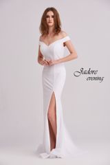 Bridal Dress: Jadore Collection - Off Shoulder Glitter Dress J15021 