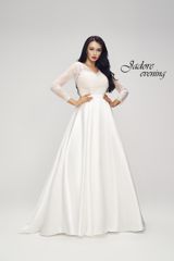 Evening Dress: Jadore Collection - Lace Bodice Mikado Ball Gown J17012 