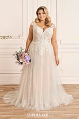 Bridal Dress: Sophia Tolli SPRING 2020 Collection - Y12023LS - Kaydence 