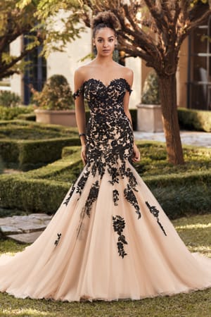 Wedding Dress - Sophia Tolli Bridal Collection - Y3116 - Black Wedding Dress With Flared Skirt | SophiaTolliByMonCheri Bridal Gown