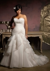 Bridal Dress: Mori Lee Julietta FALL 2012 Collection: 3122 - Crystal Beaded Embroidery on Organza 