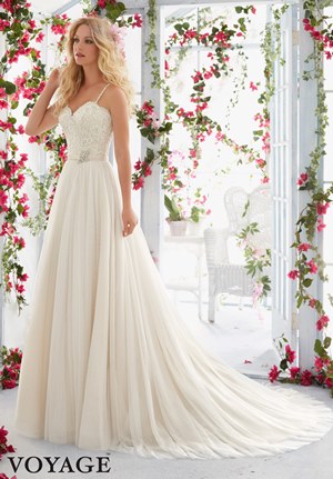 A-line wedding dress silhouette