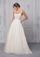 Bridal Dress: Mori Lee Blue Fall 2021 Collection: 5923 - Cassandra Wedding Dress 