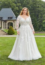 Bridal Dress: Mori Lee Julietta Spring 2022 Collection: 3354 - Emberly Wedding Dress 