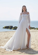 Bridal Dress: Amy & Eve Bridal Collection: 15058 - Pania Wedding Dress 