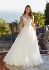 Bridal Dress: Mori Lee Blu Collection: 4463 - Rosabel Wedding Dress 