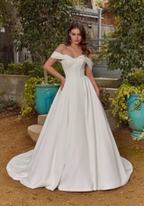 Bridal Dress: Mori Lee Blu Collection: 4477 - Remi Wedding Dress 