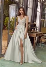 Bridal Dress: Mori Lee Blu Collection: 4480 - Ramona Wedding Dress 