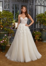 Bridal Dress: Mori Lee Blu Collection: 4482 - Rosalie Wedding Dress 