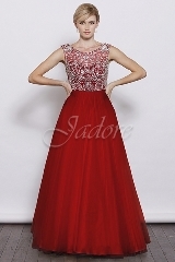 Evening Dress: Jadore J3 Collection - J3036 - Tulle w/ heavily beaded bodice 