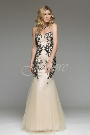  Dress - Jadore J4 Collection - J4004 - Tulle w/ beaded appliqu&eacute; | Jadore Evening Gown
