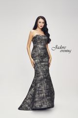 Evening Dress: Jadore Collection - Metallic Trumpet dress J17036 