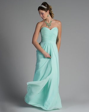 Special Occasion Dress - Nite Time Collection: NT-73 - Shown in #48 chiffon | NiteTime Prom Gown