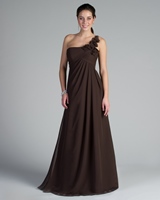 Bridesmaids Dress: Tutto Bene Collection: 2201 - Shown in Milk Chocolate chiffon 