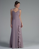 Evening Dress: Tutto Bene Collection: 22205 - Shown in Lavender lace and chiffon 