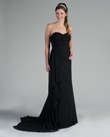 Evening Dress: Tutto Bene Collection: 2238 - Shown in Black chiffon 