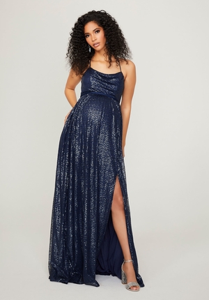 Bridesmaid Dress - Morilee Maternity Bridesmaids Collection: 14104 - Caviar Mesh Maternity Bridesmaid Dress | Maternity Bridesmaids Gown