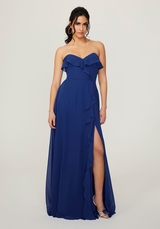 Evening Dress: Morilee Bridesmaids Collection: 21782 - Ruffled Chiffon Strapless Bridesmaid Dress 