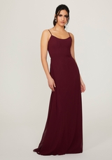 Evening Dress: Morilee Bridesmaids Collection: 21796 - Scoop Neck Chiffon Bridesmaid Dress 