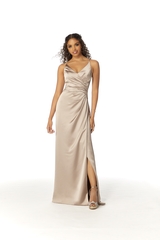 Evening Dress: Morilee Bridesmaids Collection: 21810 - SILKY SATIN BRIDESMAID DRESS 