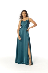 Evening Dress: Morilee Bridesmaids Collection: 21813 - SILKY SATIN BRIDESMAID DRESS 