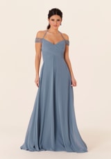 Evening Dress: Morilee Bridesmaids Collection: 21833 - Tied Halter Chiffon Bridesmaid Dress 
