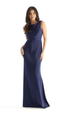 Evening Dress: Morilee Bridesmaids Collection: 31226 - Luxe Satin Cowl Back Bridesmaid Dress 