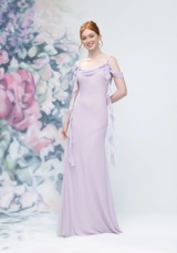 Evening Dress: Morilee Bridesmaids Collection: 3030001 - Cowl Detail Bias Cut Chiffon Bridesmaid Dress with Ruffle Drape 