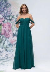 Evening Dress: Morilee Bridesmaids Collection: 3030003 - Ruched Sweetheart Chiffon Bridesmaid Dress with Off The Shoulder Sleeves 