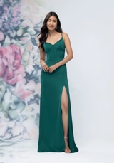 Evening Dress: Morilee Bridesmaids Collection: 3030007 - Basque Waist Luxe Satin Bridesmaid Dress with Boned Bodice 