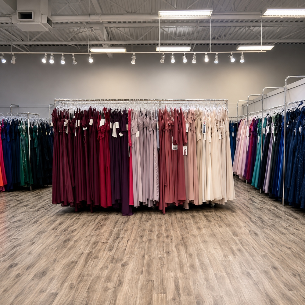 Mother of the bride dresses displayed at Best for Bride