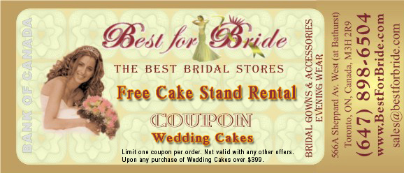 Wedding Cakes Coupon