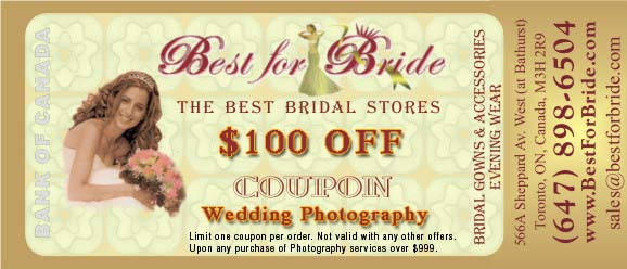Wedding Photography Coupon