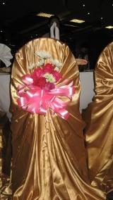 Wedding Chair Covers and Tablecloth